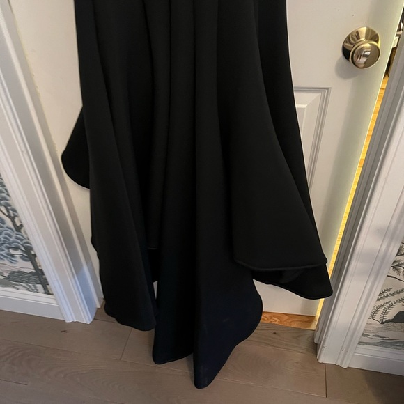 Romance Couture NWT size 6 evening gown in black with rhinestone detail. - Picture 5 of 7